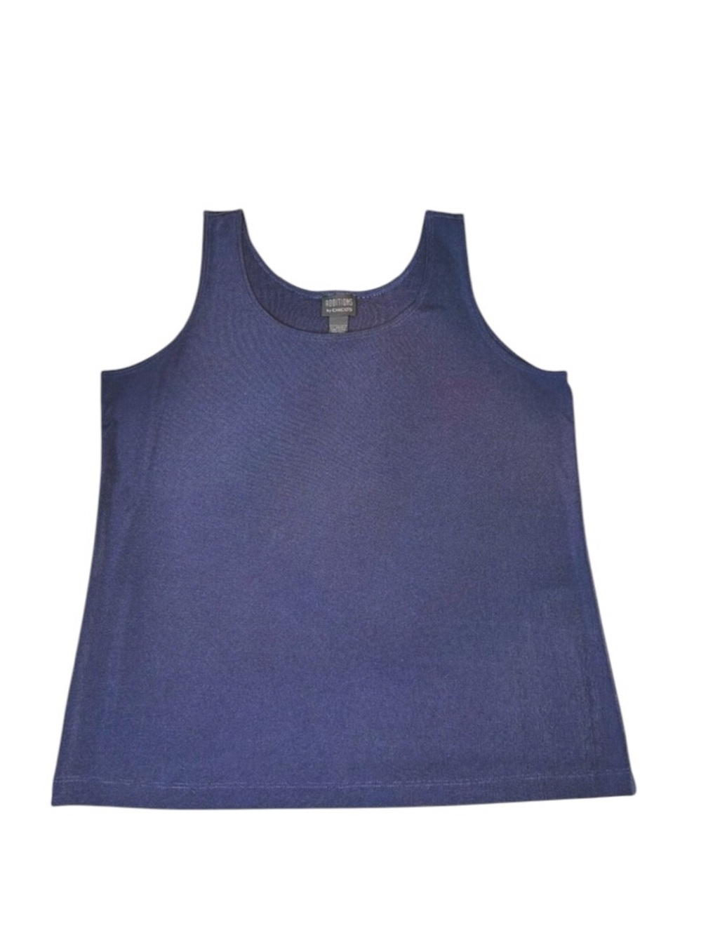 Additions by Chico's Sleeveless Tank Purple Slinky Stretch Chico's Sz 3 (US XL)